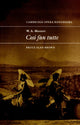 Book cover of: W. A. Mozart: Cosi fan tutte
