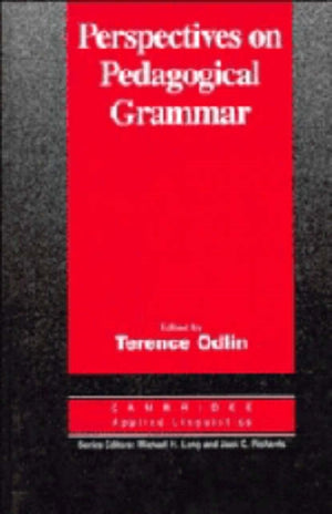 Perspectives on Pedagogical Grammar