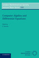 Book cover of: Computer Algebra and Differential Equations