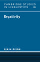 Book cover of: Ergativity