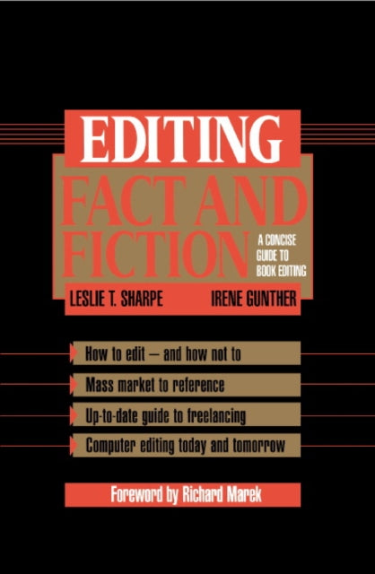 Book cover of: Editing Fact and Fiction