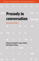 Book cover of: Prosody in Conversation