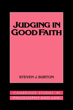 Judging in Good Faith