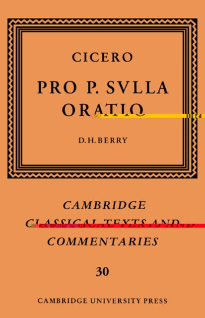 Book cover of: Cicero: Pro P. Sulla oratio. By: Cicero