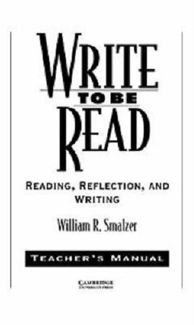 Write to Be Read