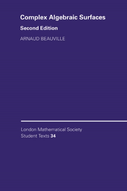 Book cover of: Complex Algebraic Surfaces