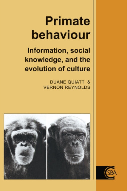 Book cover of: Primate Behaviour. By: Duane Quiatt
