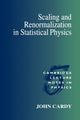 Book cover of: Scaling and Renormalization in Statistical Physics