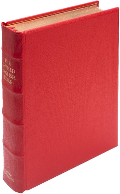 Book cover of: REB Lectern Bible, Red Imitation Leather over Boards, RE932:TB