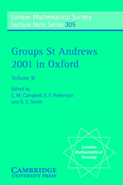 Groups St Andrews 2001 in Oxford: Volume 2