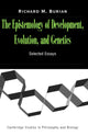 Book cover of: Epistemology of Development, Evolution, and Genetics. By: Richard Burian