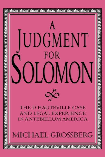 A Judgment for Solomon