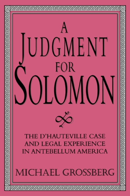 Book cover of: Judgment for Solomon