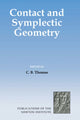 Book cover of: Contact and Symplectic Geometry