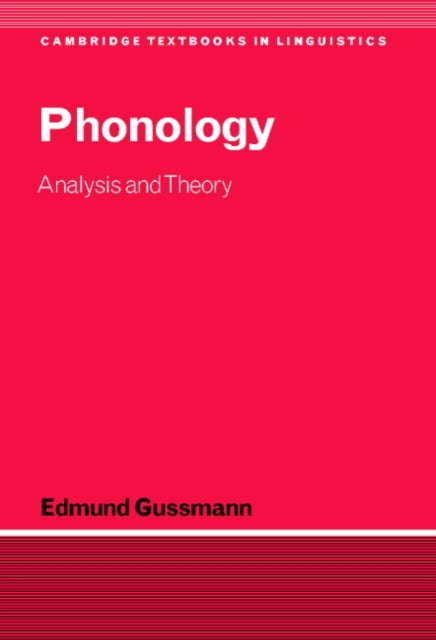 Book cover of: Phonology. By: Edmund Gussmann