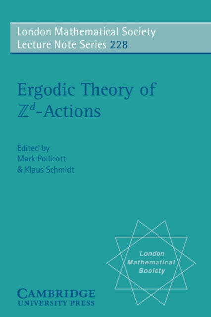 Book cover of: Ergodic Theory and Zd Actions