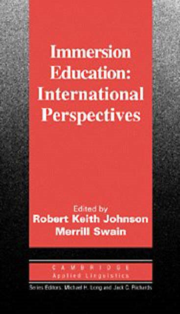Book cover of: Immersion Education
