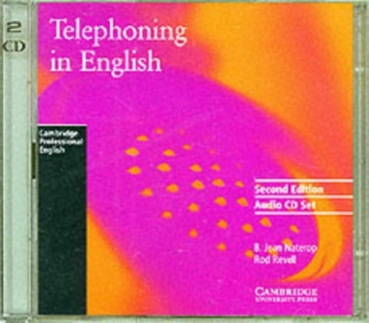 Book cover of: Telephoning in English Audio CD Set (2 CDs). By: B. Jean Naterop