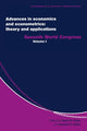 Book cover of: Advances in Economics and Econometrics: Theory and Applications