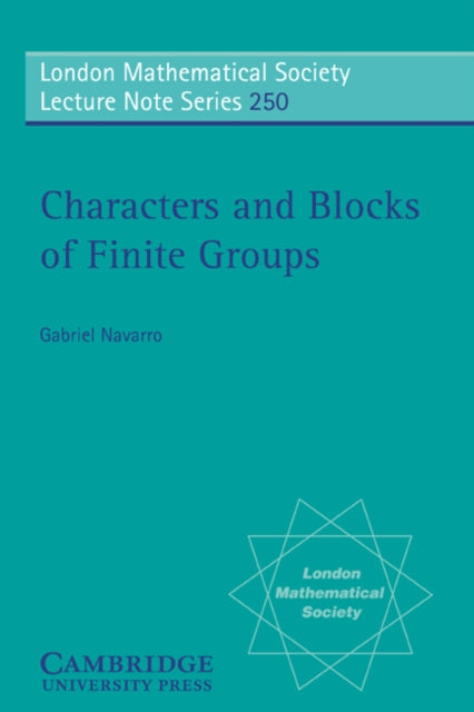 Book cover of: Characters and Blocks of Finite Groups