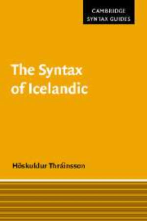 Syntax of Icelandic