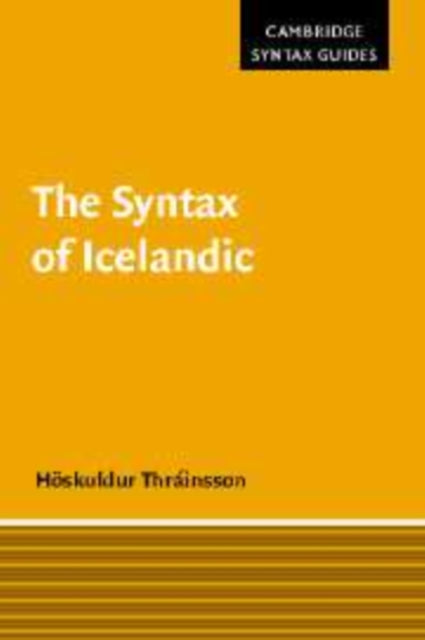 The Syntax of Icelandic