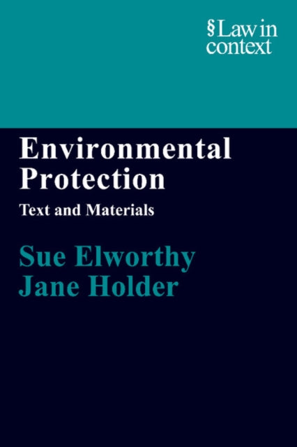 Book cover of: Environmental Protection. By: Sue Elworthy