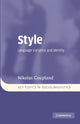 Book cover of: Style. By: Nikolas Coupland