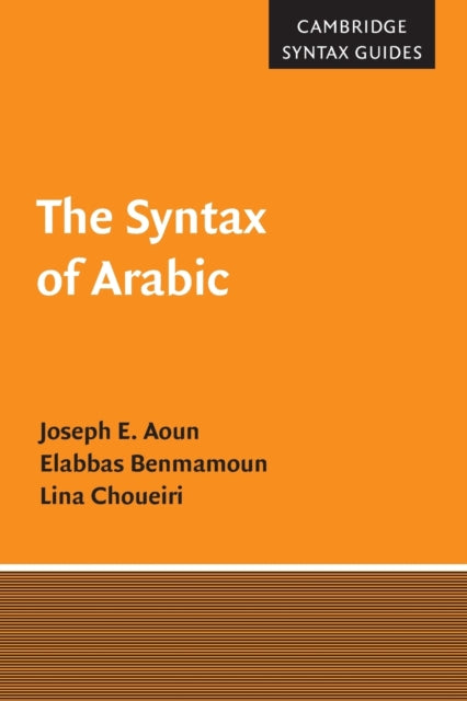 Book cover of: Syntax of Arabic. By: Joseph E. Aoun