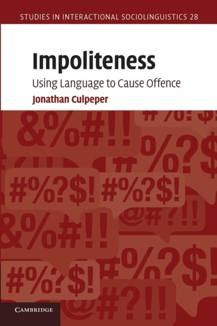 Book cover of: Impoliteness. By: Jonathan Culpeper