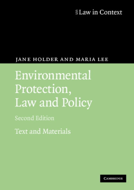 Environmental Protection, Law and Policy