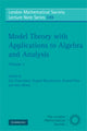 Book cover of: Model Theory with Applications to Algebra and Analysis: Volume 1