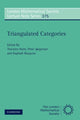 Book cover of: Triangulated Categories. By: Thorsten Holm