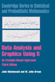 Book cover of: Data Analysis and Graphics Using R. By: J. H. Maindonald