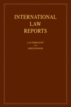 International Law Reports: Volume 137