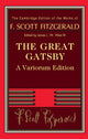 Book cover of: Great Gatsby – Variorum Edition. By: F. Scott Fitzgerald