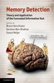 Book cover of: Memory Detection. By: Bruno Verschuere