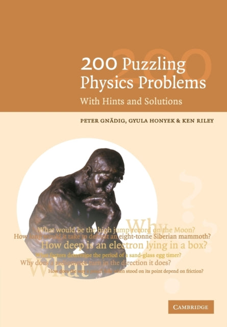 Book cover of: 200 Puzzling Physics Problems. By: Peter Gnadig