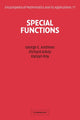 Book cover of: Special Functions. By: George Andrews
