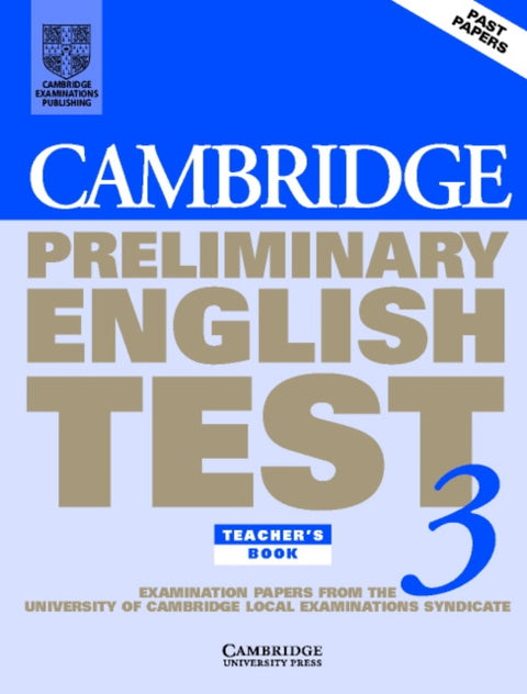Cambridge Preliminary English Test 3