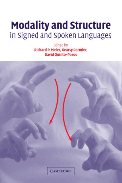 Book cover of: Modality and Structure in Signed and Spoken Languages