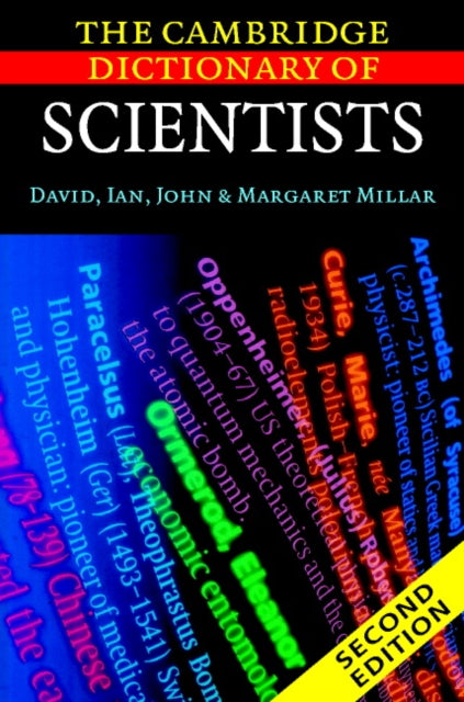 Book cover of: Cambridge Dictionary of Scientists