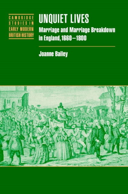 Book cover of: Unquiet Lives. By: Joanne Bailey