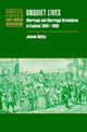 Book cover of: Unquiet Lives. By: Joanne Bailey
