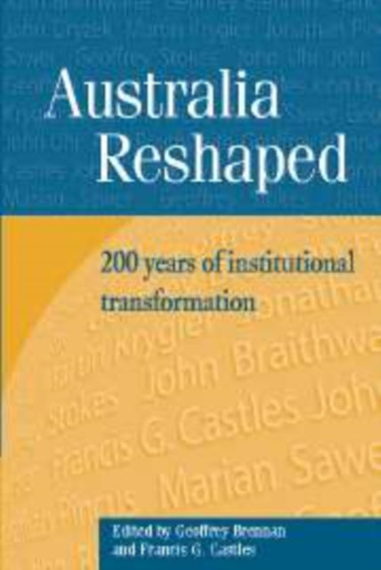 Book cover of: Australia Reshaped