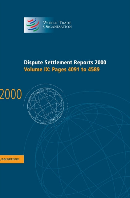 Dispute Settlement Reports 2000: Volume 9, Pages 4091-4589