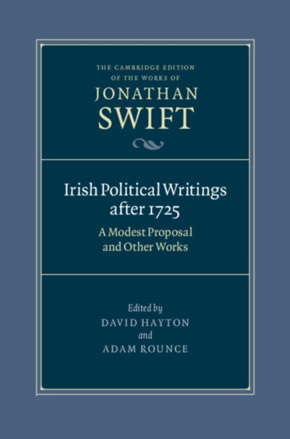 Irish Political Writings after 1725