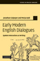 Book cover of: Early Modern English Dialogues. By: Jonathan Culpeper