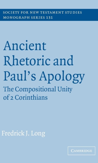 Ancient Rhetoric and Paul's Apology