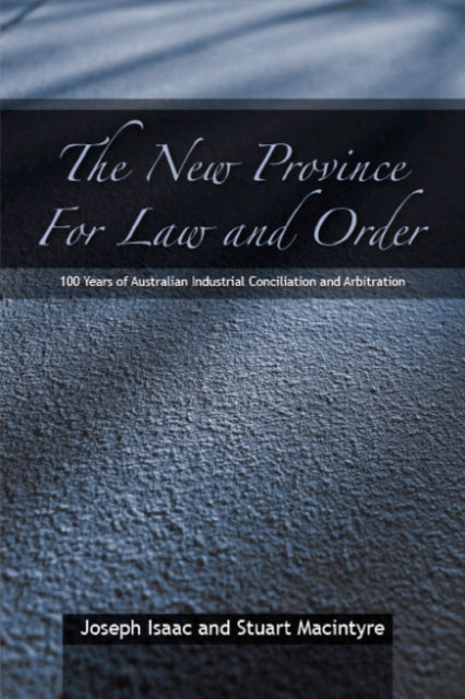 Book cover of: New Province for Law and Order